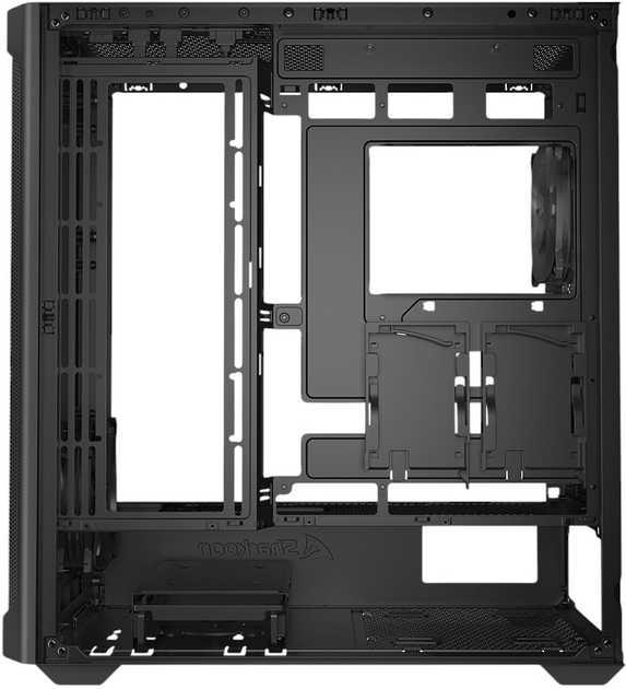 Obudowa Sharkoon AK4 RGB Strip Black (4044951041657) - obraz 7