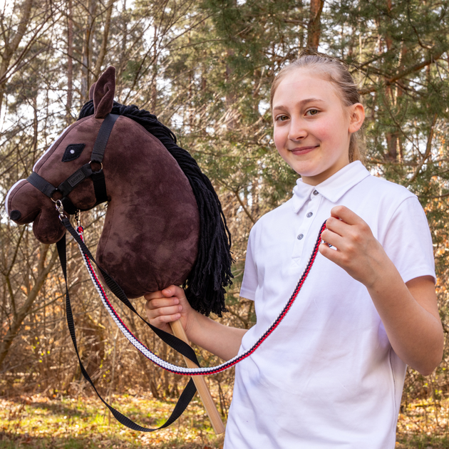 Akcesoria dla konia Hobby Horse Skippi Lonża, uwiąz i marchewka (5906361450384) - obraz 3