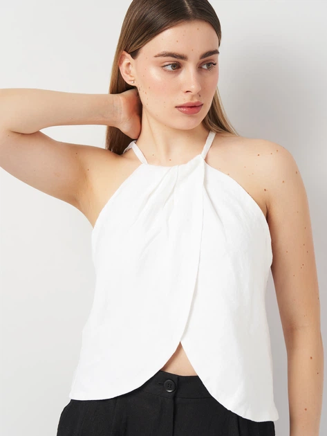 Футболка женская Zara 4877/252 S Белая (04877252251025) - изображение 4