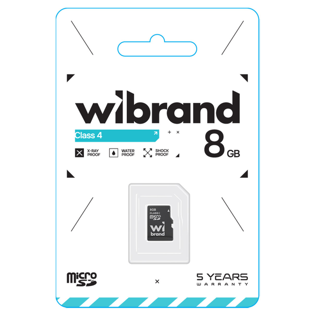 Карта пам'яті microSDHC Wibrand 8Gb class 4 (WICDC4/8GB) - изображение 2