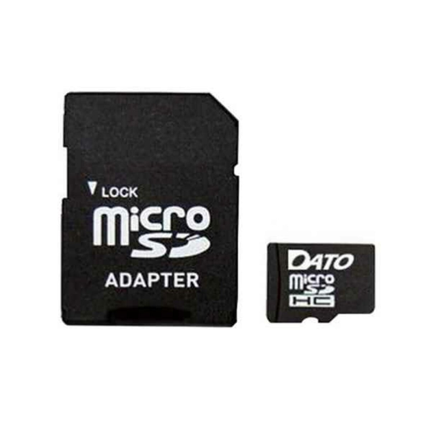 Карта пам'яті microSDHC DATO 4Gb class 4 (adapter SD) (DT_CL04/4GB-RA) - изображение 1