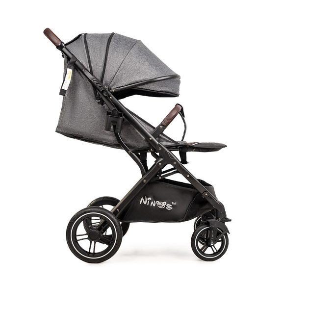 Прогулянкова коляска Ninos Nava, Grey, сірий - изображение 4