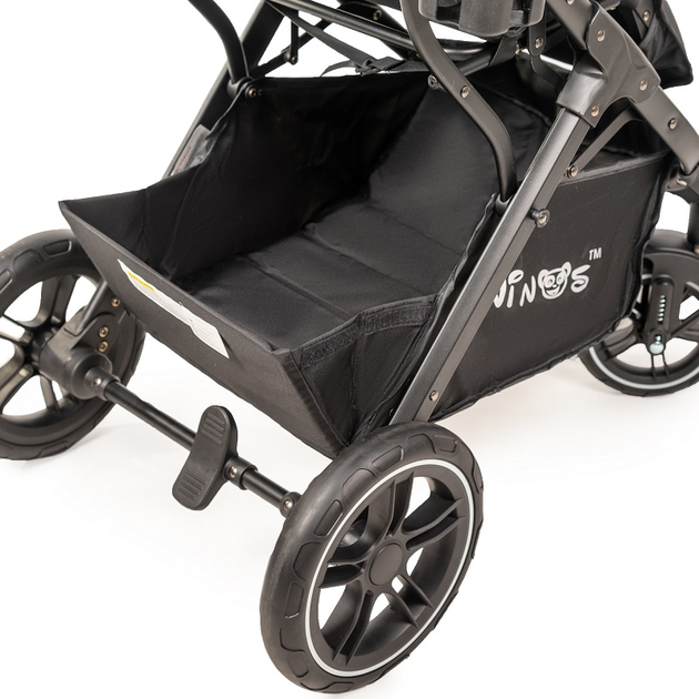 Прогулянкова коляска Ninos Nava, Light Grey, світло-сірий - изображение 10