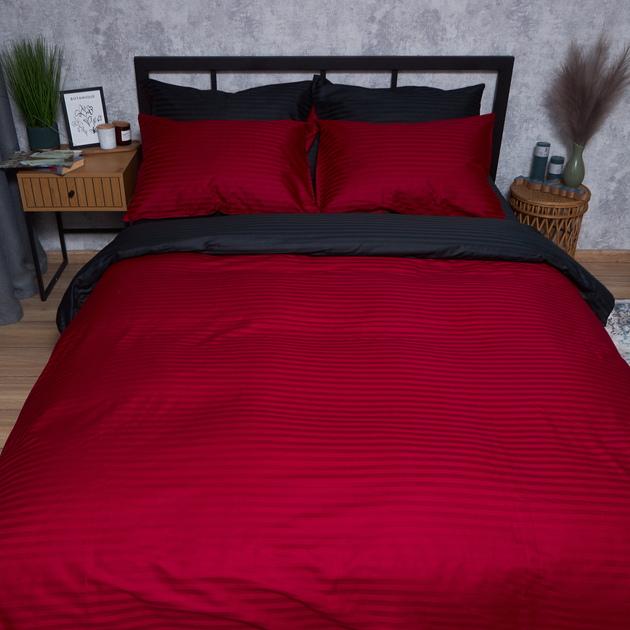 Набір Moon&Star Satin Stripe Dark Romance Простирадло 220х240 см + 2 наволочки 40х60 см (MS-880000669) від Rozetka на платформі USKIDKA Акція на Набір Moon&Star Satin Stripe Dark Romance Простирадло 220х240 см + 2 наволочки 40х60 см (MS-880000669) від Rozetka