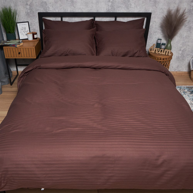 Постільний набір Moon&Star підковдра 143х210 + 2 наволочки 40х60 Satin Stripe Warm Espresso (MS-890000780) від Rozetka на платформі USKIDKA Акція на Постільний набір Moon&Star підковдра 143х210 + 2 наволочки 40х60 Satin Stripe Warm Espresso (MS-890000780) від Rozetka