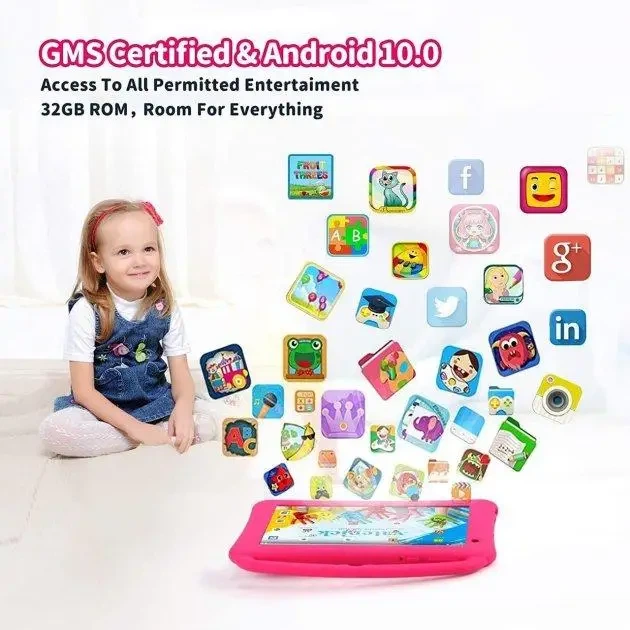 Планшет 7" Vatenick V7 2/32GB 4 ядра Android 10 Pink Б/В - зображення 5