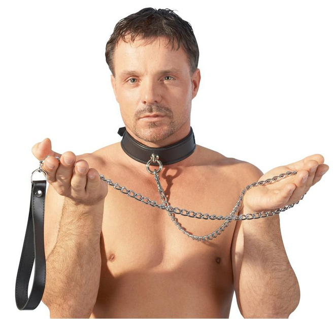 Цепь с ремешком (без ошейника) Leder-Leine, 110 см (14241000000000000) - изображение 3