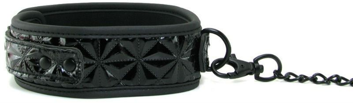 Нашийник з повідцем NS Novelties Sinful Collar колір чорний (15716005000000000) - зображення 2