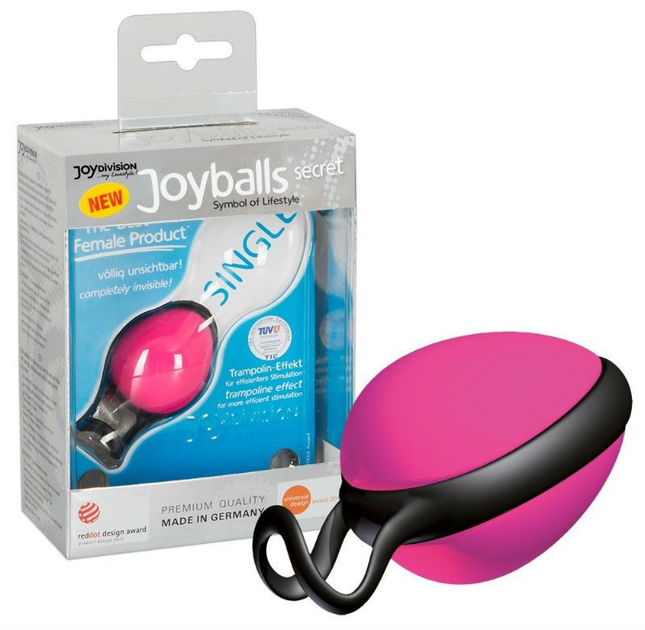 Вагинальный шарик Joyballs Secret Single цвет розовый (17687016000000000) - изображение 2