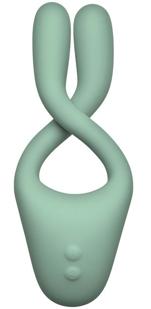 Мультифункціональний вібратор Doc Johnson Tryst v2 Bendable Multi Erogenous Zone Massager with Remote колір салатовий (22351011000000000) - зображення 2
