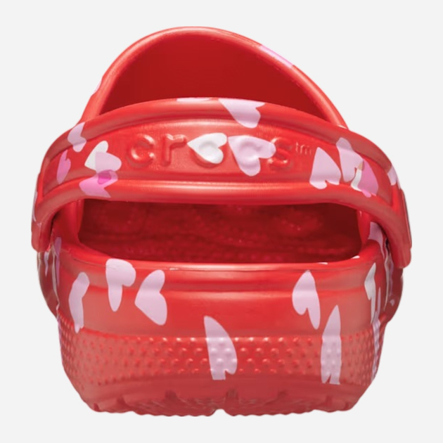 Chodaki dziecięce dla dziewczynki Crocs Classic Vday Clog Kids 209754-6ZR 30-31 (C13) Czerwone (198445107870) - obraz 5