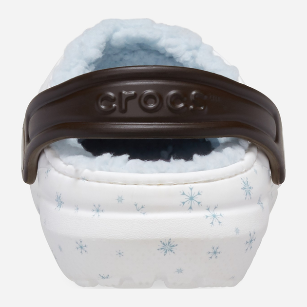 Підліткові крокси для дівчинки утеплені Crocs Classic Frozen Olaf Lined Clog Kids 210234-90H 38-39 (J68) Білі (196265808069) - зображення 5