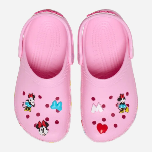 Дитячі крокси-сабо для дівчинки Crocs Classic Mickey Minnie Friends Clog Kids T 210894-90H 22-23 (C6) Рожеві (198445132797) - зображення 5