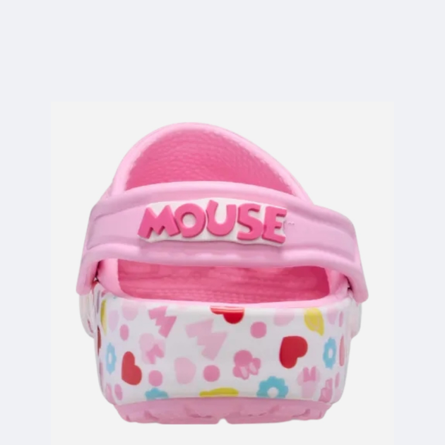 Дитячі крокси-сабо для дівчинки Crocs Classic Mickey Minnie Friends Clog Kids T 210894-90H 24-25 (C8) Рожеві (198445132810) - зображення 6