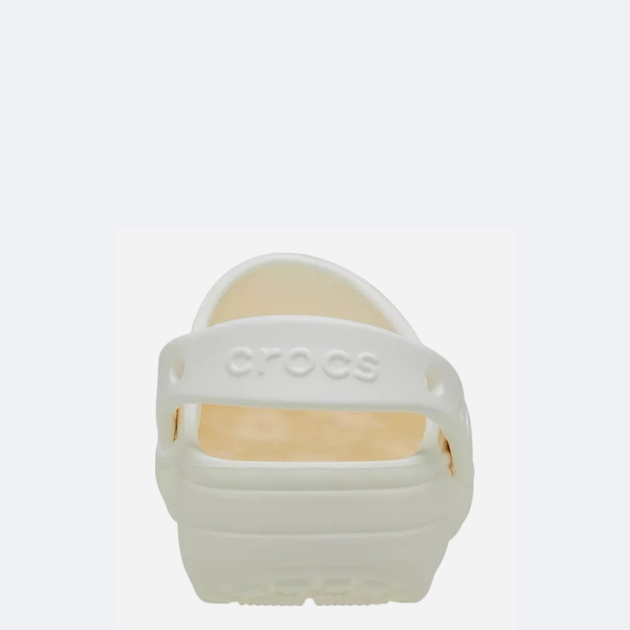 Дитячі крокси для дівчинки Crocs Classic Floral Cut Out Clog Kids 210943-0WV 29-30 (C12) Білі (198445118340) - зображення 6