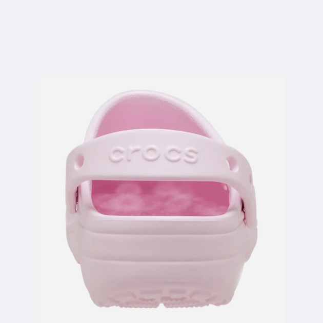 Дитячі крокси-сабо для дівчинки Crocs Classic Floral Cut Out Clog Kids T 210944-6ZW 24-25 (C8) Світло-рожеві (198445118791) - зображення 5