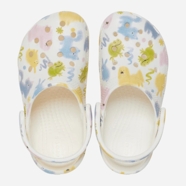Дитячі крокси-сабо для дівчинки Crocs Classic Pastel Pets Clog Kids T 210989-0WV 24-25 (C8) Різнокольорові (198445121036) - зображення 4