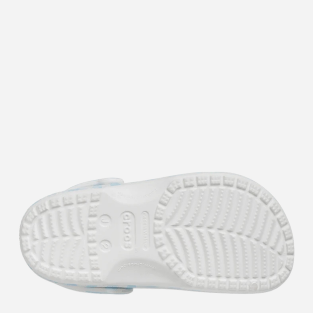 Chodaki młodzieżowe dziewczęce Crocs Classic Gingham Clog Kids 210988-16S 37-38 (J57) Błękitne (198445120961) - obraz 6