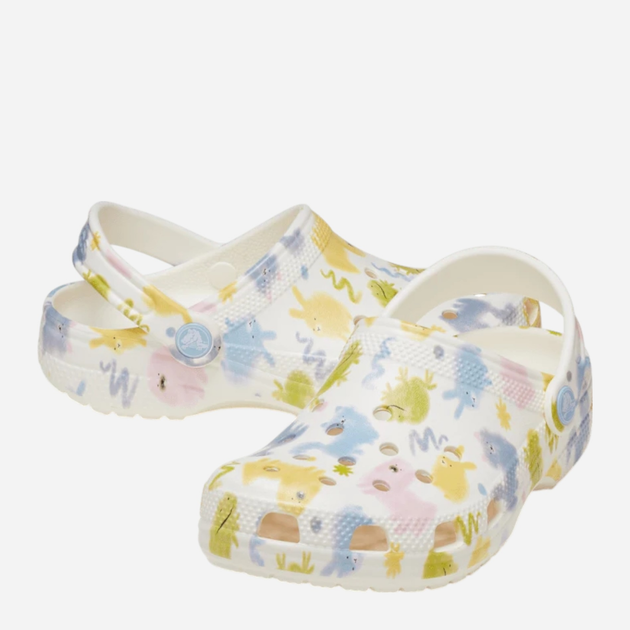 Дитячі крокси-сабо для дівчинки Crocs Classic Pastel Pets Clog Kids 210995-0WV 29-30 (C12) Різнокольорові (198445123252) - зображення 3