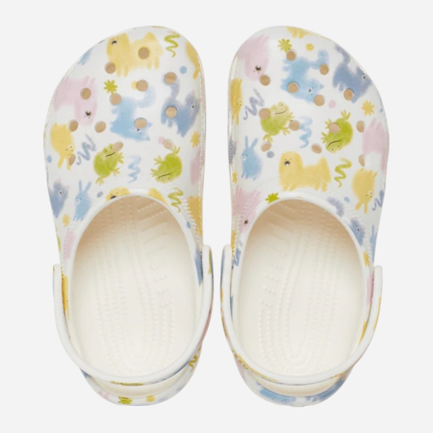 Дитячі крокси-сабо для дівчинки Crocs Classic Pastel Pets Clog Kids 210995-0WV 32-33 (J13) Різнокольорові (198445123276) - зображення 4