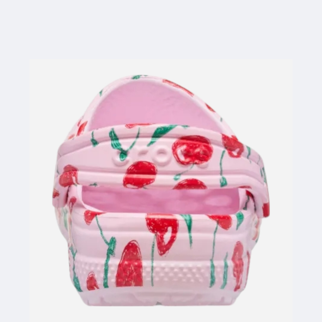 Підліткові крокси-сабо для дівчинки Crocs Classic Fresh Fruits Clog Kids 211020-6ZW 34-35 (J35) Рожеві (198445124983) - зображення 6