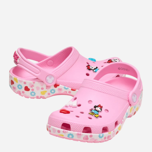 Chodaki dziecięce dla dziewczynki Crocs Classic Mickey Minnie Friends Clog Kids 211147-90H 29-30 (C12) Różowe (198445136146) - obraz 3