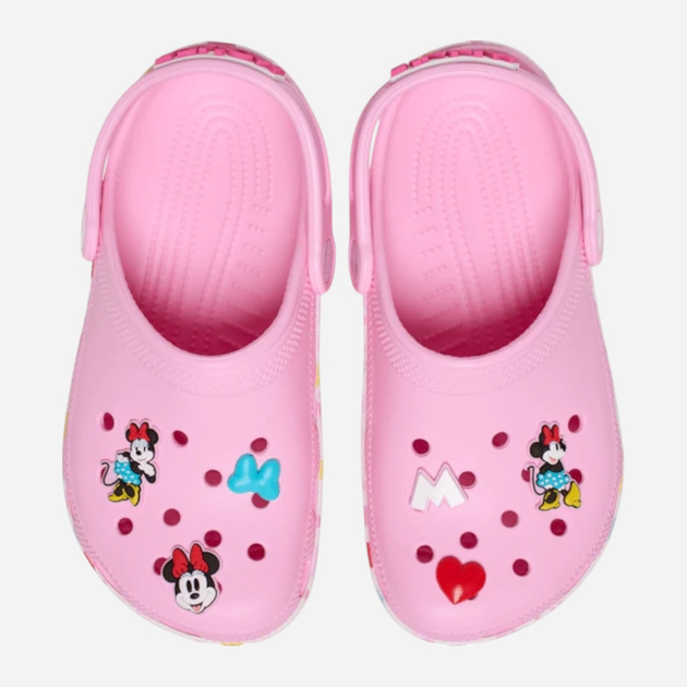Chodaki młodzieżowe dziewczęce Crocs Classic Mickey Minnie Friends Clog Kids 211147-90H 36-37 (J46) Różowe (198445136191) - obraz 4