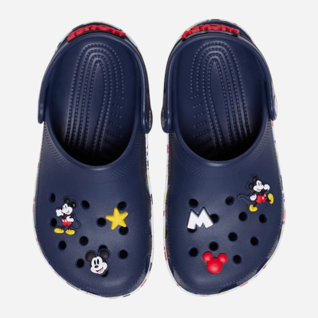 Chodaki młodzieżowe chłopięce Crocs Classic Mickey Friends Clog Kids 211148-90H 38-39 (J68) Granatowe (198445133800) - obraz 4