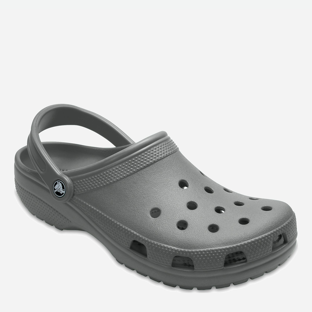 Жіночі крокси Crocs Classic 10001-0DA 39 (M06/W08) Темно-сірі (191448101760) - зображення 3