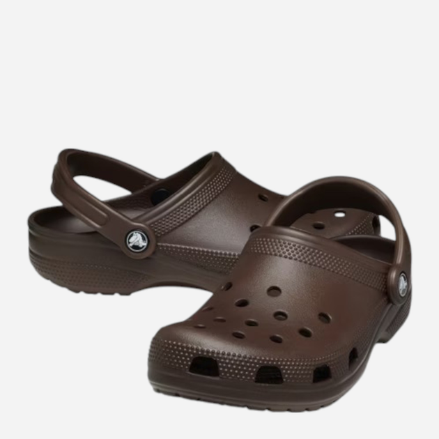 Жіночі крокси Crocs Classic 10001-21Q 38-39 (M6/W8) Темно-коричневі (198445129544) - зображення 4