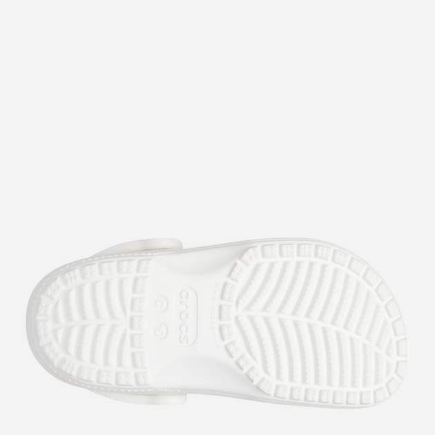 Chodaki dziecięce Crocs Classic Kids Clog T 206990-100 25-26 (C9) Białe (191448733039) - obraz 6