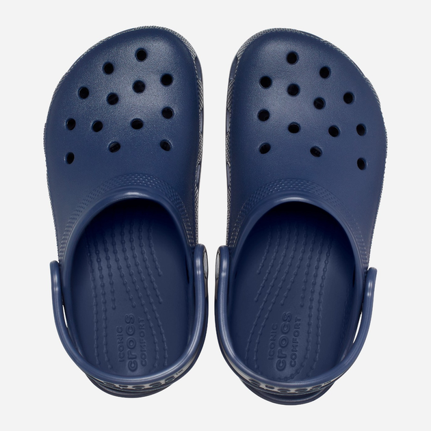 Дитячі крокси-сабо для хлопчика Crocs Classic Kids Clog T 206990-410 27-28 (C10) Темно-сині (0191448733329) - зображення 4