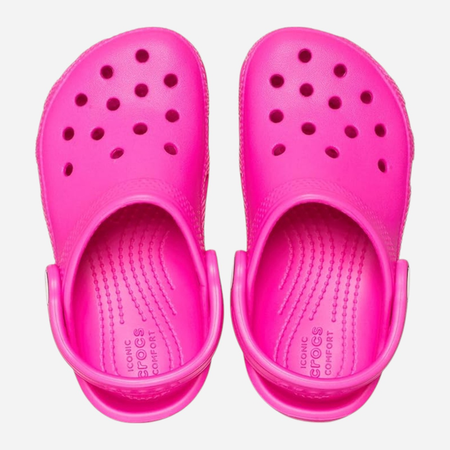 Chodaki dziecięce dla dziewczynki Crocs Classic Kids Clog T 206990-6TW 27-28 (C10) Jasnoróżowe (196265746996) - obraz 3