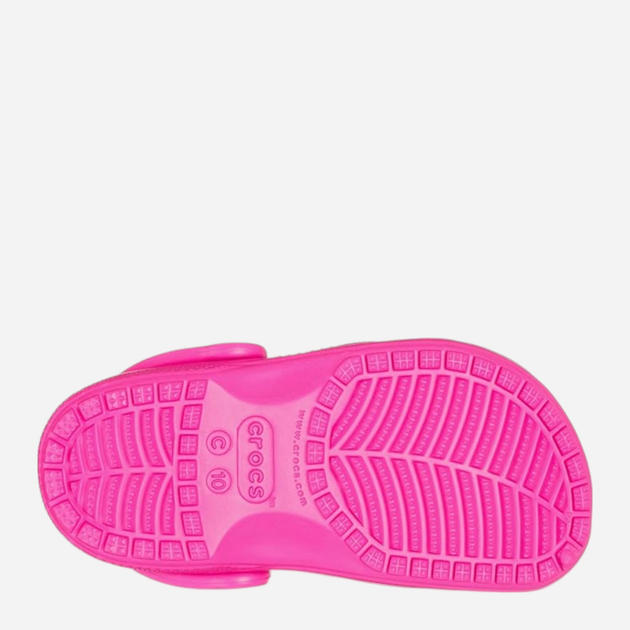 Chodaki dziecięce dla dziewczynki Crocs Classic Kids Clog T 206990-6TW 27-28 (C10) Jasnoróżowe (196265746996) - obraz 5