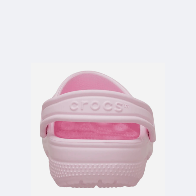 Дитячі крокси-сабо для дівчинки Crocs Classic Kids Clog T 206990-6ZW 25-26 (C9) Блідо-рожеві (198445102936) - зображення 5