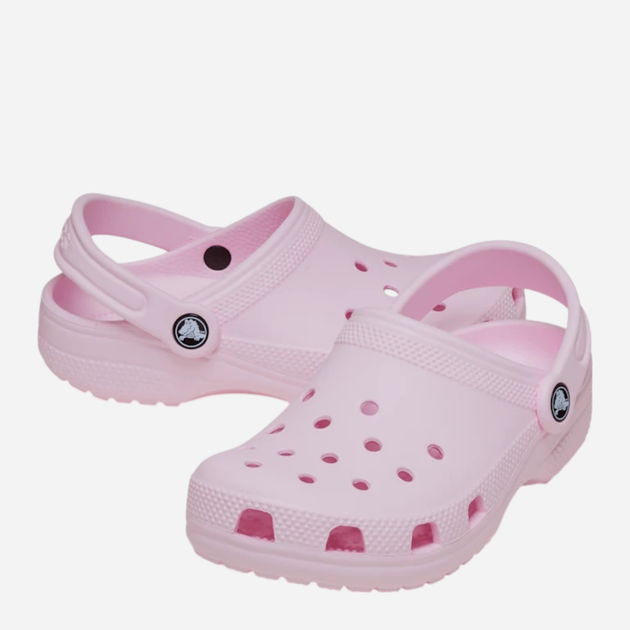 Chodaki dziecięce dla dziewczynki Crocs Classic Kids Clog T 206990-6ZW 27-28 (C10) Bladoróżowe (198445102875) - obraz 3