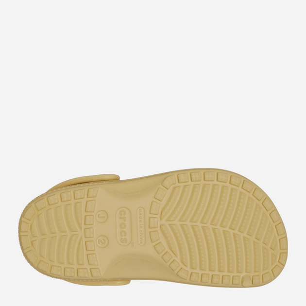 Chodaki młodzieżowe chłopięce Crocs Classic Kids Clog K 206991-209 34-35 (J35) Beżowe (196265875870) - obraz 6