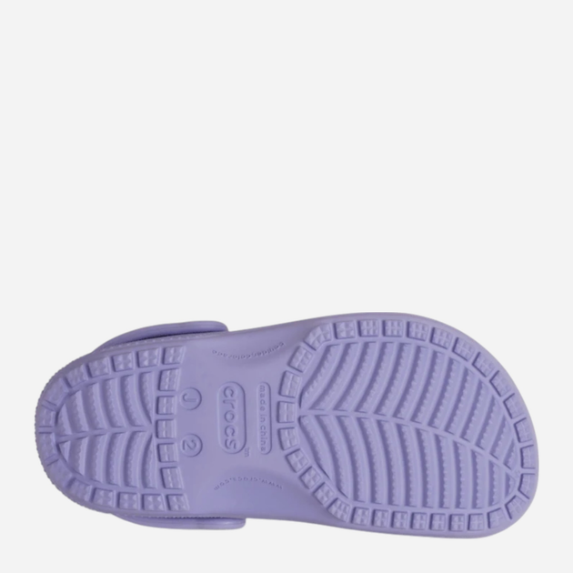 Підліткові крокси-сабо для дівчинки Crocs Classic Kids Clog K 206991-5BN 38-39 (J68) Фіолетові (198445103094) - зображення 6