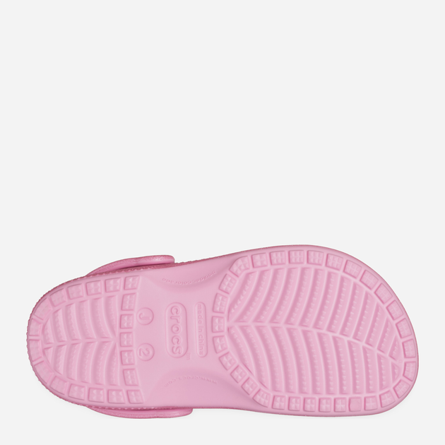 Підліткові крокси-сабо для дівчинки Crocs Classic Glitter Clog K 206993-6XE 36-37 Рожеві (196265650897) - зображення 6