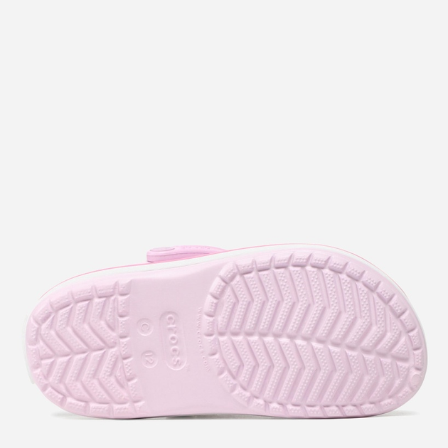 Дитячі крокси-сабо для дівчинки Crocs Crocband Kids Clog 207006-6GD 38-39 (J68) Світло-рожеві (191448740198) - зображення 7