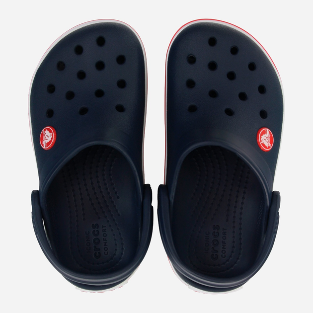 Дитячі крокси-сабо для хлопчика Crocs Crocband Kids Clog 207006-485 29-30 Темно-сині (191448739406) - зображення 4