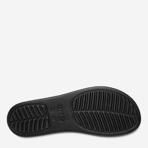 Жіночі шльопанці для пляжу Crocs Brooklyn Low Wedge Sandal W 207431-001 39-40 (W9) Чорні (191448919334) - зображення 6