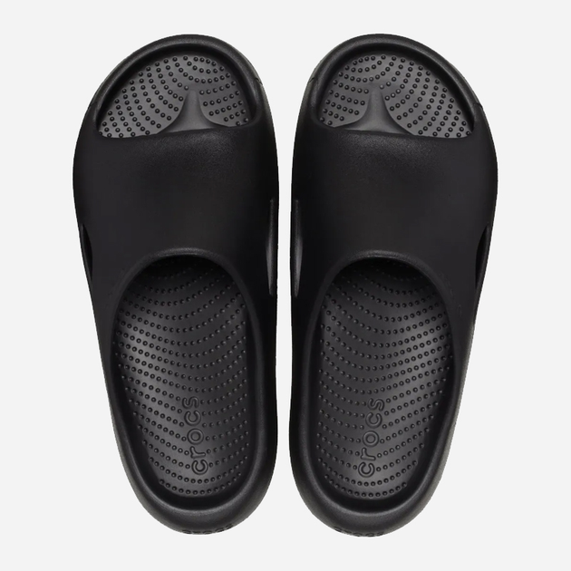 Чоловічі шльопанці для пляжу Crocs Mellow Recovery Slide 208392-001 41-42 (M8/W10) Чорні (196265277254) - зображення 4