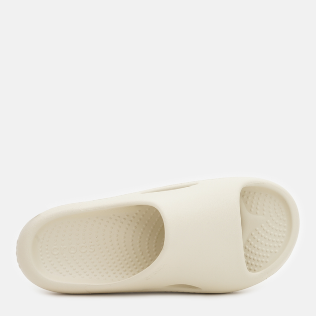 Klapki damskie na grubej podeszwie Crocs Mellow Recovery Slide 208392-2Y2 39-40 (M7/W9) Beżowe (196265277803) - obraz 5
