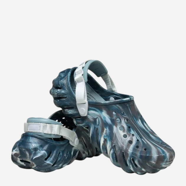 Жіночі крокси Crocs Echo Marbled Clog 208454-0LE 39-40 (M7/W9) Різнокольорові (198445105555) - зображення 4