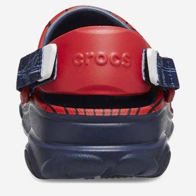 Chodaki chłopięce Crocs Team Spiderman All Terain Kids Clog 208786-410 29-30 (C12) Czerwony/Granatowy (196265386949) - obraz 4