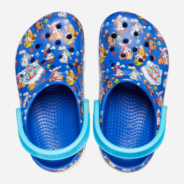 Дитячі крокси-сабо для хлопчика Crocs Paw Patrol Crocband IV Clog T 208853-425 24-25 Сині (196265460199) - зображення 4