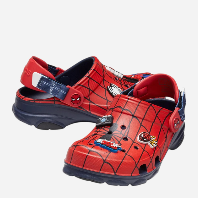 Chodaki chłopięce Crocs Spider-Man All Terrain Clog T 209258-410 27-28 (C10) Czerwony/Granatowy (196265388851) - obraz 4