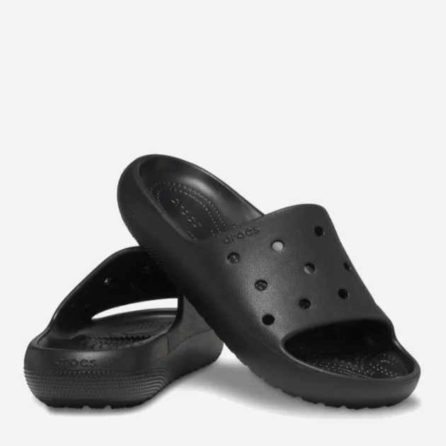 Klapki męskie basenowe Crocs Classic Slide V 209401-001 42-43 (M9/W11) Czarne (196265542918) - obraz 4