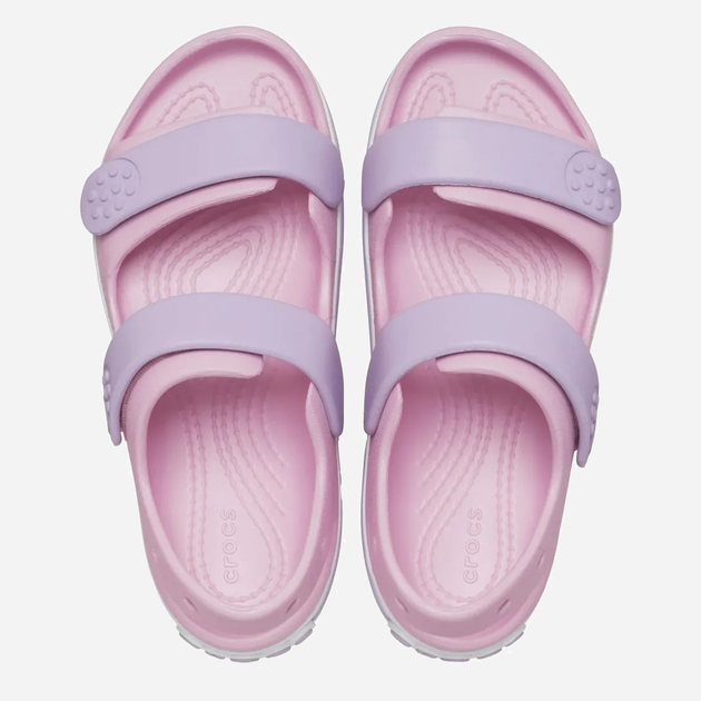 Підліткові сандалії для дівчинки Crocs Crocband Cruiser Sandal Kids 209423-84I 37-38 (J57) Рожеві (196265635979) - зображення 5